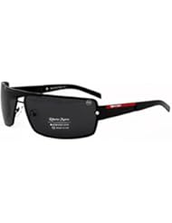 Roberto Marco Gafas de sol polarizadas para conductores, lentes de color gris claro, diseño moderno, lente de antirreflectante