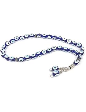 Gebetskette - Tesbih Tasbih Tespih Misbaha Subha - Nazar Boncuk Blaues Auge