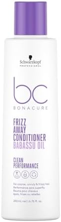 Schwarzkopf Professional Bonacure Frizz Away Conditioner - Balsamo per Capelli Crespi - Effetto Lisciante e Districante 200 ml