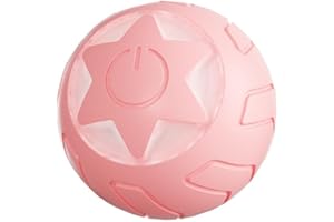 HATOLOVE Pelotas de Juguete Interactivas para Gatos, Bola Interactiva Recargable, 360° Inteligentes Girar USB Recargables, Bola de Gato, Bola de Juguete Interactiva para Gatos