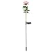 Produktbild bloatboy Solarenergie Blume Licht Künstliche Blume LED Landschaft Lampe Dekor Outdoor Garden Hof Pfad Dekorative (Pink)