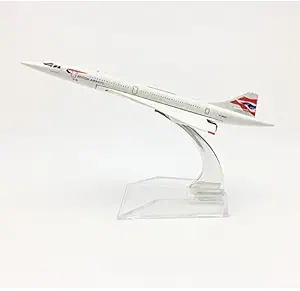 Sage Square 1:300 British Airways Aerospatiale Concord Scale Metal Model Highly Detailed Souvenir Model Aircraft Collection