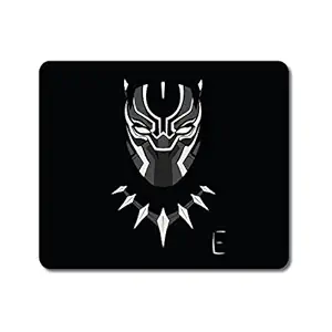 Woopme Printed Black Superhero Mouse Pad Compatible for Boys Girls Kids Mouse Pads Laptop PC Computer Desktop Smooth Gaming Anti Skid Rubber Base L x H 24 x 20 CMS