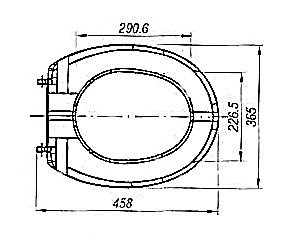 WC Sitz Bella, Duroplast antibac, Soft-Close/Take off Scharniere, Farbe Pergamon (Creme Weiss) - 2