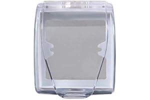 SGerste Universal-Schutzabdeckung für Lichtschalter, 86 Typen, wasserdicht, für Badezimmer (transparent)