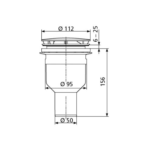 SANIT DUSCHABLAUF DUSCHWANNEN ABLAUF FÜR DUSCHE 90 MM - 2