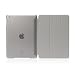 Produktbild Neu 2018 / 2017 iPad 9,7 Zoll Hülle & iPad Air Hülle - L2W [Ultra Slim] Merge Frosted Back Magnetic Cover mit Stand und Smart Cover Auto Wake Sleep On / Off Funktion Ganzkörper Schutz Hülle - Silber
