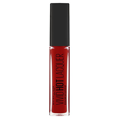 Maybelline New York Color Sensational Vivid Hot Laquer Lippenstift Nummer 72 classic, 1er Pack (1 x 7.7 ml)