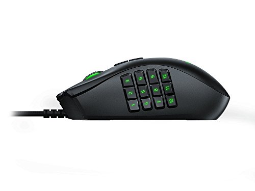 Razer Naga Trinity MOBA MMO-Gaming-Mouse -  3 Placas Laterales Intercambiables  Sensor   ptico de 5G DE 16 000 ppp  hasta 19 Botones programables 