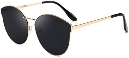 Clearance! TOAMEN Women Women Men Retro Fashion Shades Integrated UV Sunglasses - OFFERING Full UV400 Protection - Suitable for Outdoor Activities (# 2)