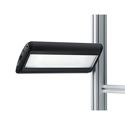 Modular lighting, 220-240 V, connection at side, 20 W, width 456 mm, single pane safety glass.