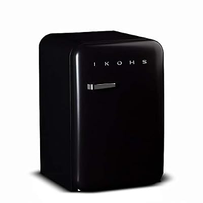 IKOHS Refrigerateur armoire Ikohs Retro fridge 83,5 noir mate - réfrigérateur