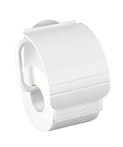 Wenko 22267100 Toilettenpapierhalter PVC 15 x 5 x 14 cm, Weiß - 4