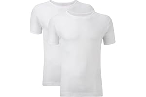 Candid Styles® Pack of 2 Mens Thermal T-Shirt Underwear Baselayer Shirt Short and Long Sleeve Crew Neck Winter Warm Undershirt Vest Top