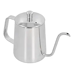 Coffee Pot, Easy to Clean 304 Stainless Steel Standard Water Outlet 600ml Kettle for Home Kitchen