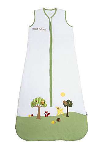 Schlummersack Baby Sommerschlafsack 0.5 Tog - Waldtiere - erhältlich in verschiedenen Grössen: von Geburt bis 6 Jahre