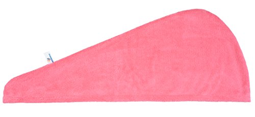 Mikrofaser groß Haarpunzel Turban Haartrockentuch Handtuch Kopftuch Haartrockentuch Handtücher (Rot+lila+blau 3er-Pack) - 6
