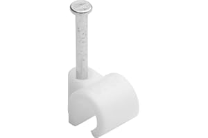 DEBFLEX Grapas Para Cable Ø 4 A 7 Mm Blanco Bolsa De 50