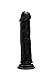 Produktbild RealRock by Shots Realistic Cock - 9 inch - Dildo mit Saugfuß - schwarz - circa 235 mm lang - diameter 45 mm