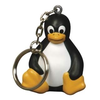 Preisvergleich Produktbild Fanspot Antistress Tux Pinguin Schlüsselanhänger 5cm