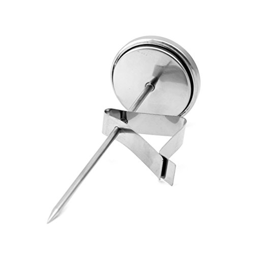 Lantelme 5845 Einkoch – Pasteurisierungs Thermometer aus Edelstahl Wasserdicht und Spülmaschinengeignet - 5