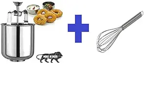 Sunshine Enterprise Stainless Steel MEDUWADA Maker for Perfectly Shaped & Crispy Medu Vada, Hygienic Without Any Hassle (Make in India)