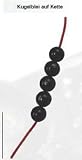 Peso: 1,0 g Fishing Tackle Max FTM Bola Plomo en Cadena 1 G Negro, Contenido: 5 Unidades