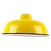 Produktbild Vintage/Antik Stil Industrie Reproduktion Retro Metall Lampenschirm mit Emaille Gelb Finish