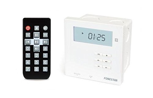 Wand-VerstÃ¤rker mit Bluetooth, Radio FM, USB/MicroSD/MP3-Player und AUX-EingÃ¤nge. 2Â x 10Â W Gesamt. Fonestar wa-66r
