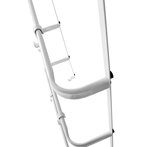 casa pura® Tür Handtuchhalter Pablo | mit 3 Handtuchstangen | Weiß | 64x17x87cm - 2