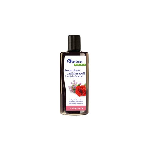 Preisvergleich Produktbild Spitzner Aroma Haut Massageöl Rosenholz Geranium 190 ml