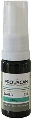 Provacan Hemp Oil 500mg in 10ml Sublingual Mouth Spray Pure Full Spectrum Hemp Extract