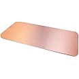 ART IFACT Pure 99.9% Copper Plate for Making 10 Liter Structured Water (3.5 X 8 inches - 0.5mm) Copper sheet with round corners (3.5 X 8 inch (For 10 Ltr))
