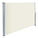 Produktbild ECD Germany Seitenmarkise 160x300cm Beige Polyester 180 g/m² Sichtschutz Windschutz Seitenwandmarkise Markise Sonnenschutz inkl. Montagematerial