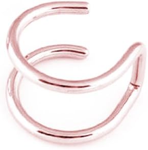 Christina Made ItDouble 9ct Rose Gold Ear Cuff (non-pierced) clip on helix earring