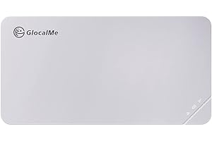 GlocalMe U3 4G LTE Mobiler WLAN Router, MIFI mit 1GB globalen Daten und 8GB EU Daten, Keine SIM-Karte nötig, Internationaler Hotspot für 144 Länder (Weiß)