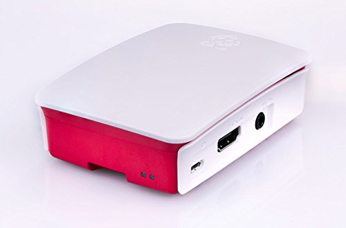 Raspberry 9098132 - Caja de Ordenador  Color Rojo y Blanco