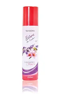 Ramsons Floral Lavender Peach Air Freshener , Room Spray , Car Spray , Room Freshener, Car perfume 250 ML