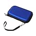 Price comparison product image LIOOBO 1pc 2.5" Portable Hard Disk Bag Mobile HDD Protective Storage Handle Case for Outdoor Travel (Blue)