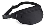 Gürteltasche von BagBase mit Reissverschluss in 7 Farben SCHWARZ