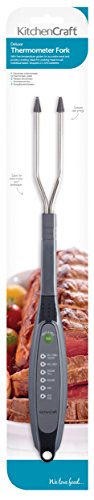 Kitchen Craft Bratengabel mit Thermometer - 3