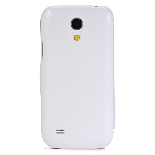 Urcover® View Case Handy Schutz-Hülle | Samsung Galaxy S4 Mini | Hart Kunststoff Weiss | Elegant Wallet Cover Sicht-Fenster | leichte Schale dünne Tasche - 6
