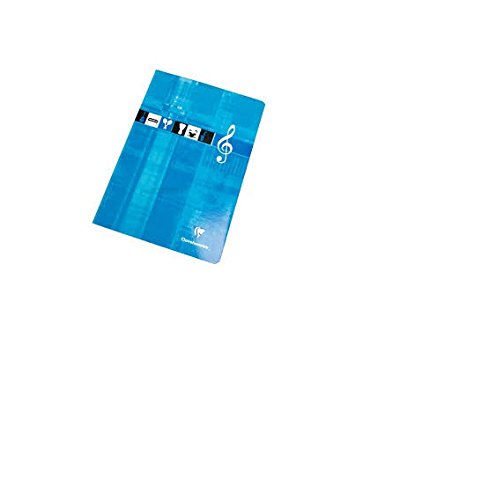Clairefontaine - Cuaderno de pentagramas  21 x 29 7 96 p  ginas   colores surtidos