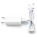 Produktbild 30 Pin Daten/Ladekabel + 1A USB Netzteil für Apple iPhone 4G, 4S, 3G, 3GS, Für iPod Classik 3G, 4G Für Nano 1, 2, 3, 4, Video, Für iPod Shuffle 2, 3, Für iPod Touch 1, 2, 3, 4 Für iPod Video (Weiß)
