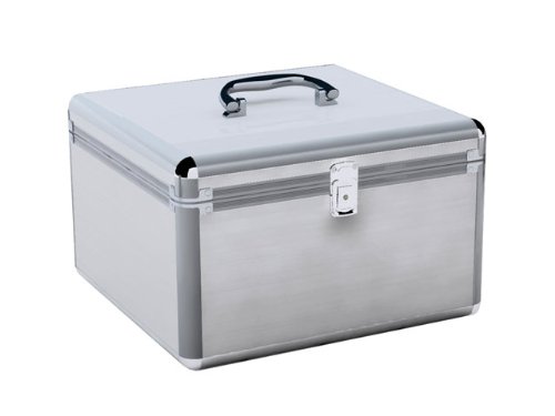 MediaRange BOX76 CD/DVD Koffer (300-fach) silber