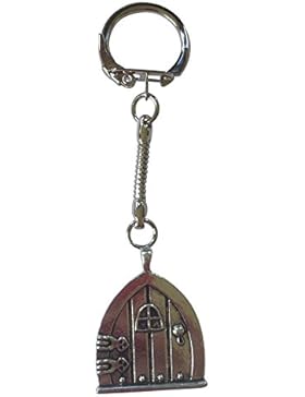 Herr der Ringe Silber Hobbit Bilbo Beutlin Tür Schlüsselanhänger inspiriert