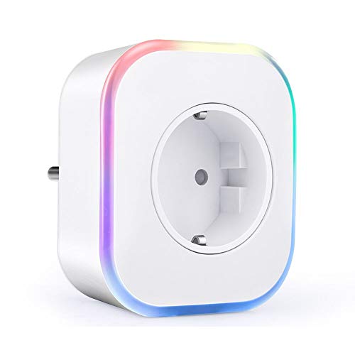 Smart presa, ARINO Smart Home presa WiFi Plug con porta USB e lampada con cambiamento di colore, telecomando da qualsiasi parte e compatibile con App, funziona con Amazon Alexa e Google Home