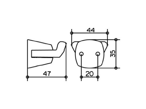 Keuco 02715010000 City 2 Handtuchhaken - 2