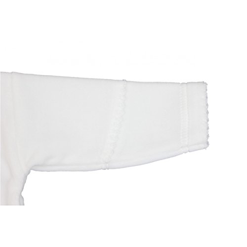 Baby Taufanzug 3-tlg. Set Strampler Jäckchen Mütze Nicki Taufkleidung Junge Taufkleider Mädchen - 7