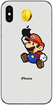NEW DISNEY CARTOONS TRANSPARENT CLEAR TPU SOFT CASE FOR APPLE IPHONE X MARIO 1